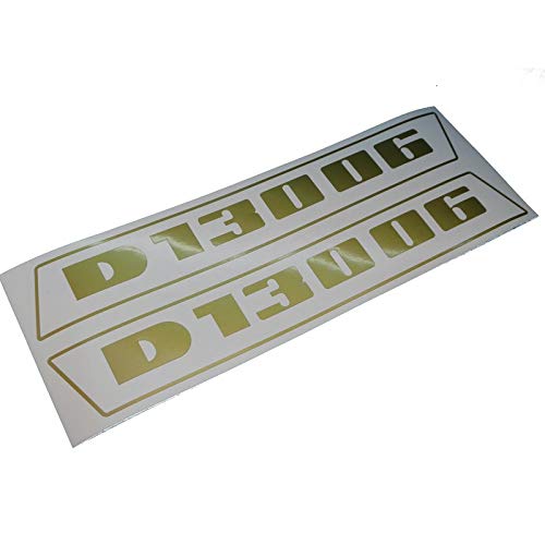 DEUTZ D13006 Schriftzug Aufkleber in Gold, Sticker/Beschriftung, zum Oldtimer Restaurieren von Lack & Verkleidung. Schlepper Emblem Alternative von Fdonlinehandel