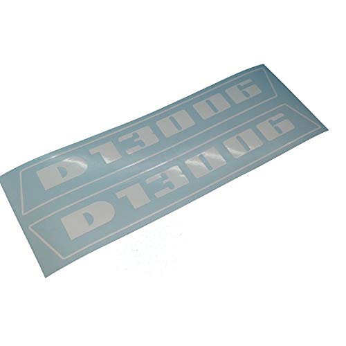 DEUTZ D13006 Schriftzug Aufkleber in Weiss, Sticker/Beschriftung, zum Oldtimer Restaurieren von Lack & Verkleidung. Schlepper Emblem Alternative von Fdonlinehandel