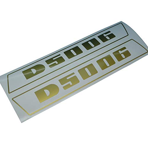 DEUTZ D5006 Schriftzug Aufkleber in Gold, Sticker/Beschriftung, zum Oldtimer Restaurieren von Lack & Verkleidung. Schlepper Emblem Alternative von Fdonlinehandel
