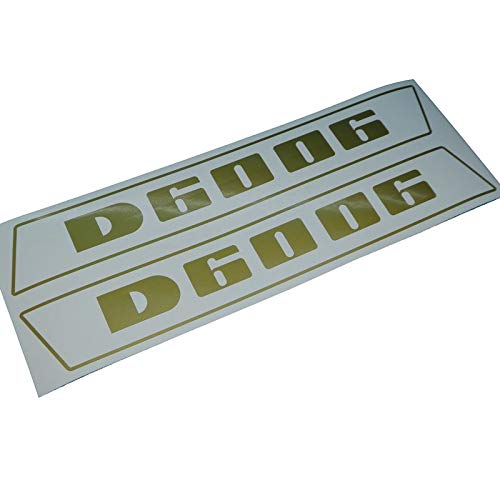 DEUTZ D6006 Schriftzug Aufkleber in Gold, Sticker/Beschriftung, zum Oldtimer Restaurieren von Lack & Verkleidung. Schlepper Emblem Alternative von Fdonlinehandel