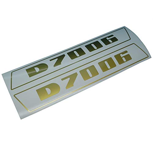 DEUTZ D7006 Schriftzug Aufkleber in Gold, Sticker/Beschriftung, zum Oldtimer Restaurieren von Lack & Verkleidung. Schlepper Emblem Alternative von Fdonlinehandel