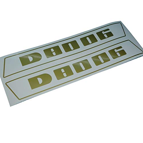 DEUTZ D8006 Schriftzug Aufkleber in Gold, Sticker/Beschriftung, zum Oldtimer Restaurieren von Lack & Verkleidung. Schlepper Emblem Alternative von Fdonlinehandel