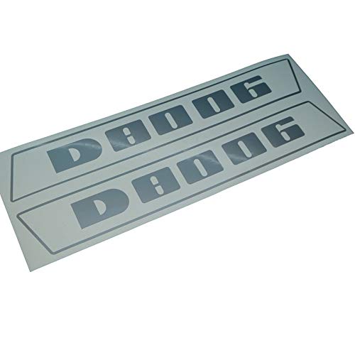 DEUTZ D8006 Schriftzug Aufkleber in Silber, Sticker/Beschriftung, zum Oldtimer Restaurieren von Lack & Verkleidung. Schlepper Emblem Alternative von Fdonlinehandel