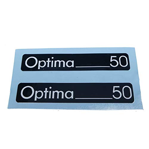 Hercules Optima 50, Ersatz-Sticker, Motorverkleidung Schriftzug. Zum Oldtimer Restaurieren von Lack und Verkleidung. Motorrad Emblem Alternative von Fdonlinehandel