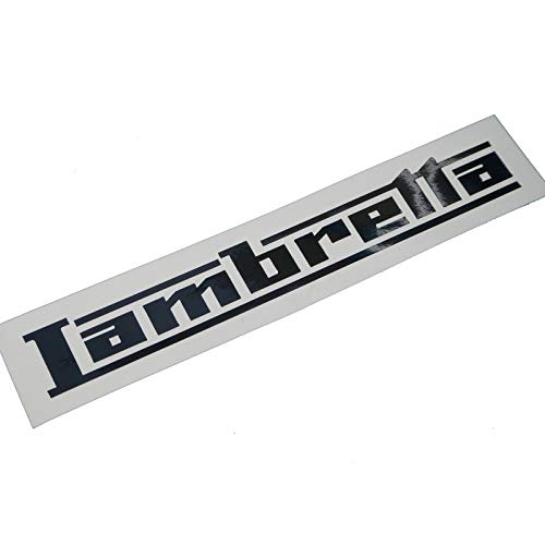 Lambretta Schriftzug 21x150mm, Aufkleber in schwarz, Auto Sticker, Autoaufkleber, Design Aufkleber/Schriftzug Lambretta Schriftzug 21x150mm, Aufkleber in schwarz, Auto Sticker, Autoaufkleber, Design Aufkleber/Schriftzug von Fdonlinehandel