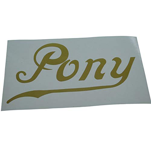 NSU Pony Schriftzug, Sticker, Tank Schriftzug Deko, zum Oldtimer Restaurieren von Lack & Verkleidung. Motorrad Emblem Alternative von Fdonlinehandel