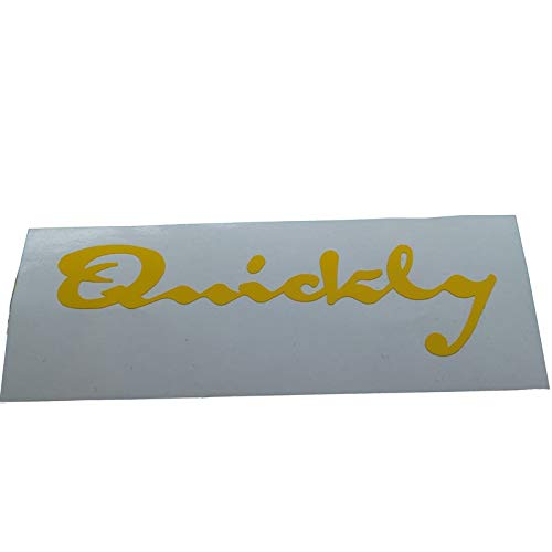 NSU Quickly Schriftzug, Sticker, Tank Schriftzug Deko, zum Oldtimer Restaurieren von Lack & Verkleidung. Motorrad Emblem Alternative von Fdonlinehandel