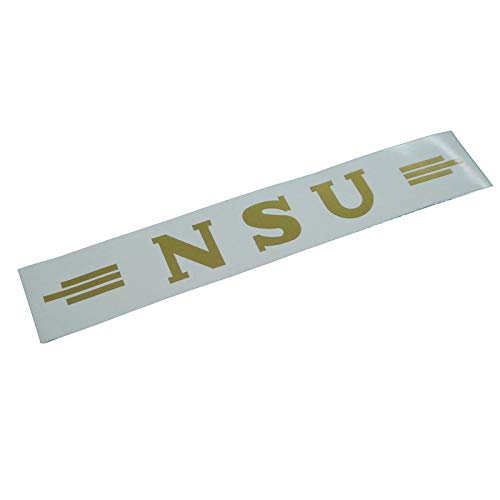NSU Schriftzug, Sticker, Tank Schriftzug Deko, zum Oldtimer Restaurieren von Lack & Verkleidung. Motorrad Emblem Alternative von Fdonlinehandel