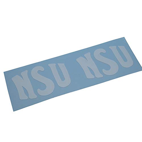 NSU Schriftzug, Sticker, Tank Schriftzug Deko, zum Oldtimer Restaurieren von Lack & Verkleidung. Motorrad Emblem Alternative von Fdonlinehandel