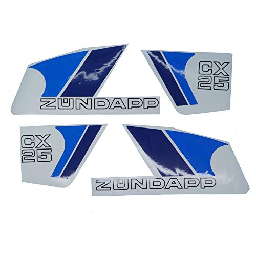 Zündapp CX 25 Aufkleber Satz, Tank Sticker/Verkleidungsschriftzug, zum Oldtimer Restaurieren von Lack & Verkleidung. Motorrad Emblem Alternative Zündapp CX 25 Aufkleber Satz, Tank Sticker/Verkleidungsschriftzug, zum Oldtimer Restaurieren von Lack & Verkleidung. Motorrad Emblem Alternative von Fdonlinehandel