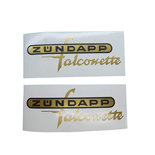 Zündapp Falconette Schriftzug Tank Seitenverkleidung Aufkleber/Sticker, zum Restaurieren von Lack & Verkleidung. Motorrad Emblem Alternative von Fdonlinehandel