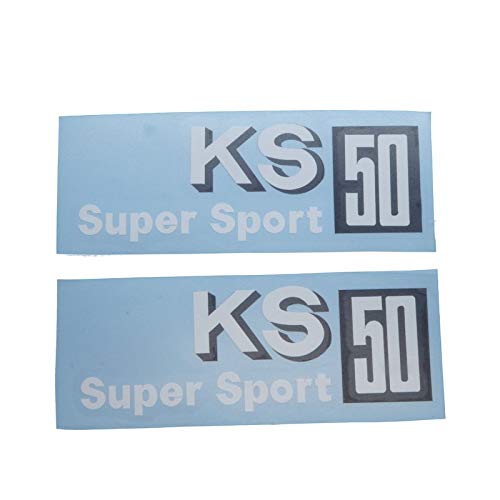 Zündapp KS 50 SUPER Sport Schriftzug Seitenverkleidung Aufkleber/Sticker, zum Restaurieren von Lack & Verkleidung. Motorrad Emblem Alternative von Fdonlinehandel