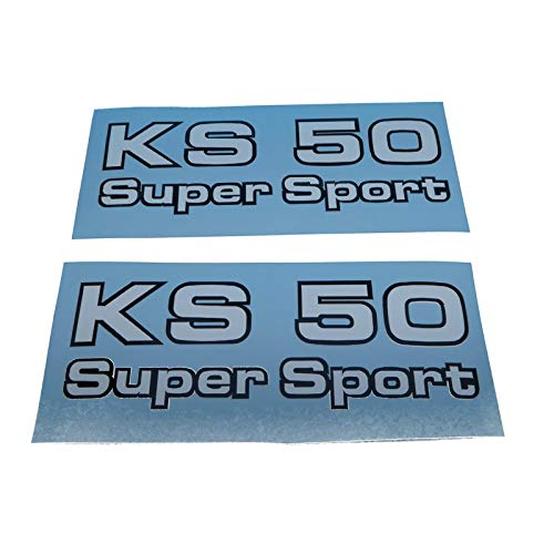 Zündapp KS 50 Super Sport Schriftzug Seitenverkleidung Aufkleber/Sticker, zum Restaurieren von Lack & Verkleidung. Motorrad Emblem Alternative von Fdonlinehandel