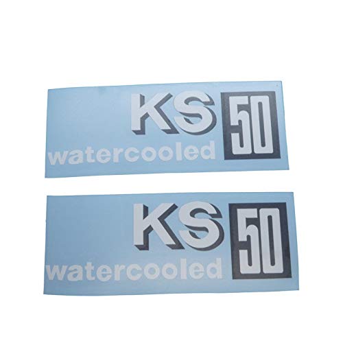 Zündapp KS 50 watercooled Schriftzug Seitenverkleidung Aufkleber/Sticker, zum Restaurieren von Lack & Verkleidung. Motorrad Emblem Alternative von Fdonlinehandel