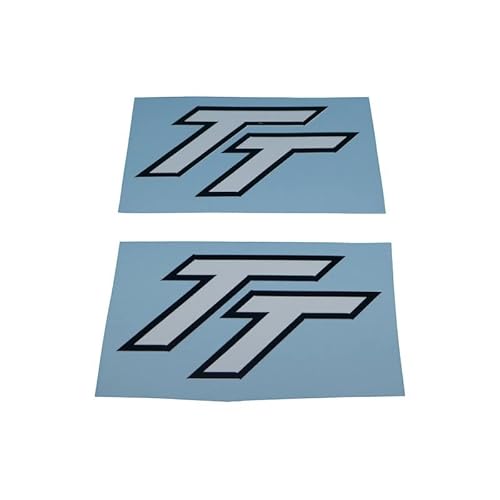 Zündapp TT Schriftzug Sitzbank Heck Aufkleber/Sticker, Verkleidungsschriftzug, zum Restaurieren von Lack & Verkleidung. Motorrad Emblem Alternative von Fdonlinehandel