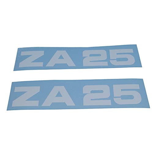 Zündapp ZA 25 Schriftzug Trittbrett Aufkleber/Sticker, Verkleidungsschriftzug, zum Restaurieren von Lack & Verkleidung. Motorrad Emblem Alternative von Fdonlinehandel