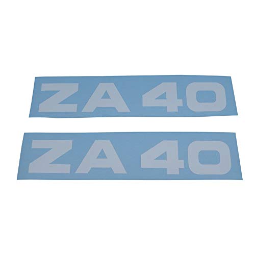 Zündapp ZA 40 Schriftzug Trittbrett Aufkleber/Sticker, Verkleidungsschriftzug, zum Restaurieren von Lack & Verkleidung. Motorrad Emblem Alternative von Fdonlinehandel
