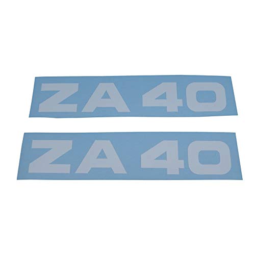 Zündapp ZA 40 Schriftzug Trittbrett Aufkleber/Sticker, Verkleidungsschriftzug, zum Restaurieren von Lack & Verkleidung. Motorrad Emblem Alternative von Fdonlinehandel
