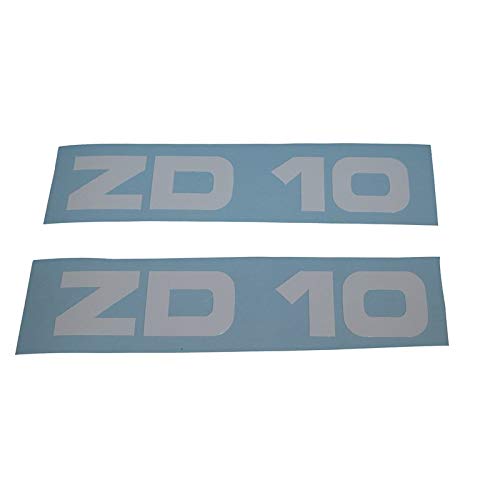 Zündapp ZD 10 Schriftzug Trittbrett Aufkleber/Sticker, Verkleidungsschriftzug, zum Restaurieren von Lack & Verkleidung. Motorrad Emblem Alternative von Fdonlinehandel