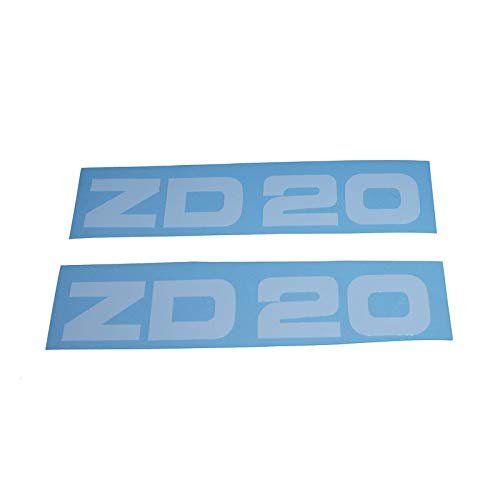 Zündapp ZD 20 Schriftzug Trittbrett Aufkleber/Sticker, Verkleidungsschriftzug, zum Restaurieren von Lack & Verkleidung. Motorrad Emblem Alternative von Fdonlinehandel
