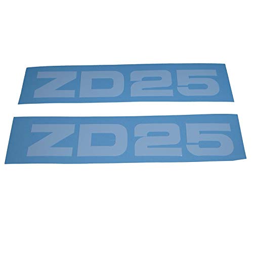 Zündapp ZD 25 Schriftzug Trittbrett Aufkleber/Sticker, Verkleidungsschriftzug, zum Restaurieren von Lack & Verkleidung. Motorrad Emblem Alternative von Fdonlinehandel