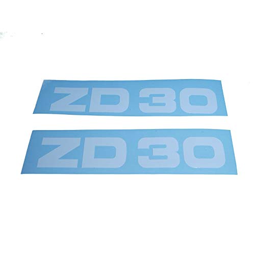 Zündapp ZD 30 Schriftzug Trittbrett Aufkleber/Sticker, Verkleidungsschriftzug, zum Restaurieren von Lack & Verkleidung. Motorrad Emblem Alternative von Fdonlinehandel
