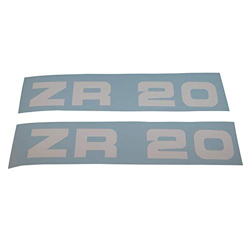Zündapp ZR 20 Schriftzug Trittbrett Aufkleber/Sticker, Verkleidungsschriftzug, zum Restaurieren von Lack & Verkleidung. Motorrad Emblem Alternative von Fdonlinehandel