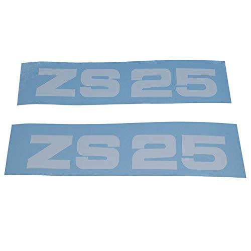 Zündapp ZS 25 Schriftzug Trittbrett Aufkleber/Sticker, Verkleidungsschriftzug, zum Restaurieren von Lack & Verkleidung. Motorrad Emblem Alternative von Fdonlinehandel