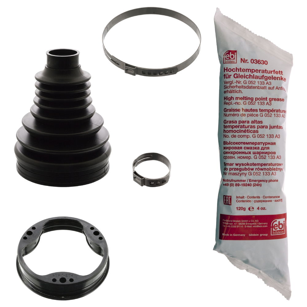 Faltenbalgsatz, Antriebswelle Vorderachse getriebeseitig Febi Bilstein 102609 Faltenbalgsatz, Antriebswelle Vorderachse getriebeseitig Febi Bilstein 102609 von Febi Bilstein