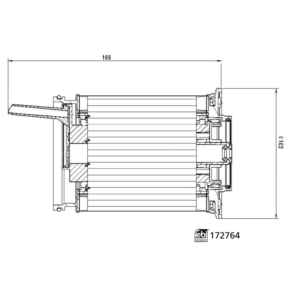 Kraftstofffilter Febi Bilstein 172764 von Febi Bilstein