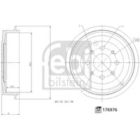 Bremstrommel FEBI BILSTEIN 176976 von Febi