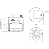 Federbalg, Luftfederung FEBI BILSTEIN 102510 Federbalg, Luftfederung FEBI BILSTEIN 102510 von Febi