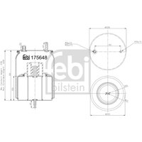 Federbalg, Luftfederung FEBI BILSTEIN 175648 Federbalg, Luftfederung FEBI BILSTEIN 175648 von Febi