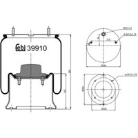 Federbalg, Luftfederung FEBI BILSTEIN 39910 von Febi