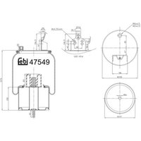 Federbalg, Luftfederung FEBI BILSTEIN 47549 von Febi