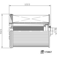 Kraftstofffilter FEBI BILSTEIN 173867 von Febi