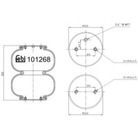 Luftfederbalg FEBI BILSTEIN 101268 Luftfederbalg FEBI BILSTEIN 101268 von Febi