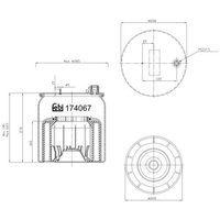 Luftfederbalg FEBI BILSTEIN 174067 Luftfederbalg FEBI BILSTEIN 174067 von Febi