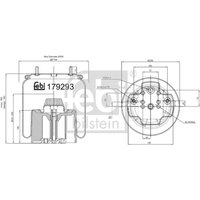 Luftfederbalg FEBI BILSTEIN 179293 von Febi