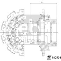 Radnabe FEBI BILSTEIN 180508 von Febi