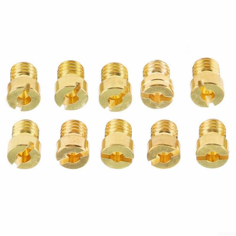 10pcs/set Hauptdüse für Simson Spatz Schwalbe Vergaser Schraubstock Düse 5mm 60-105 Autoteile von Feegow