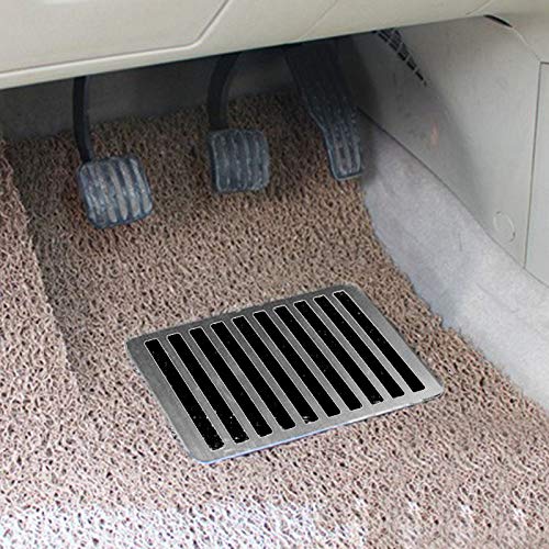 Universal-Auto-Bodenmatte für Auto, Fersenplatte, Pedal-Pad, 23,5 x 16 cm, Auto-Teile, Autozubehör von Feegow