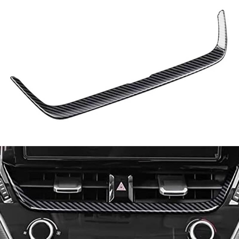 Ästhetisches Upgrade Armaturenbrett-Abdeckung für Toyota Corolla 2019 2024 mit einfacher Anwendung (Kohlefaser) von Feeshoppher