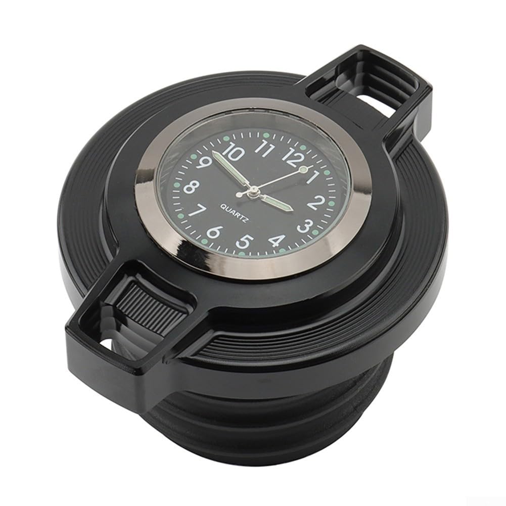 Dekorativer Tankdeckel mit Uhr für 883 1200, entworfen zur Leckvermeidung und Kraftstoffdruckregulierung (schwarz) von Feeshoppher