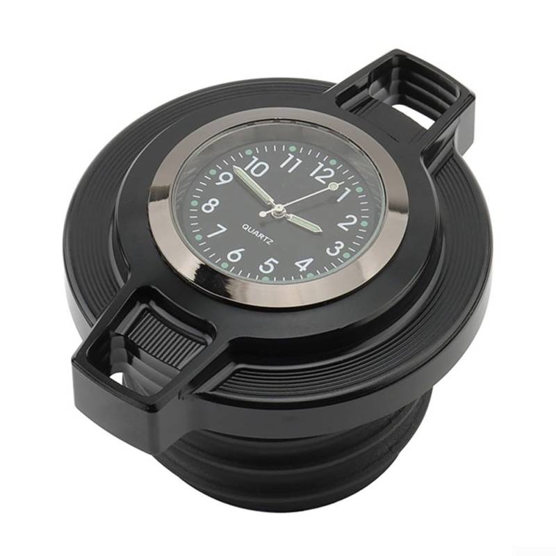 Dekorativer Tankdeckel mit Uhr für 883 1200, entworfen zur Leckvermeidung und Kraftstoffdruckregulierung (schwarz) von Feeshoppher