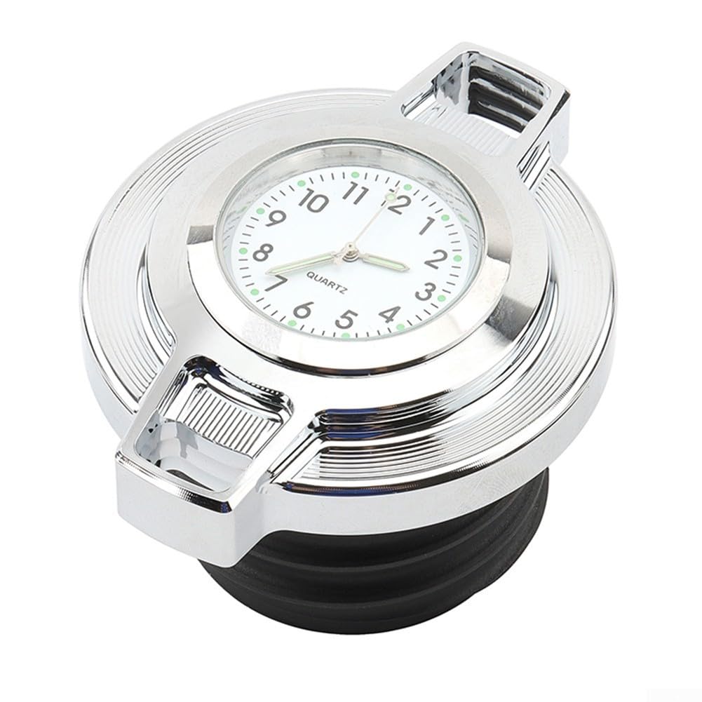 Dekorativer Tankdeckel mit Uhr für 883 1200 zur Leckvermeidung und Kraftstoffdruckregulierung (weiß) von Feeshoppher