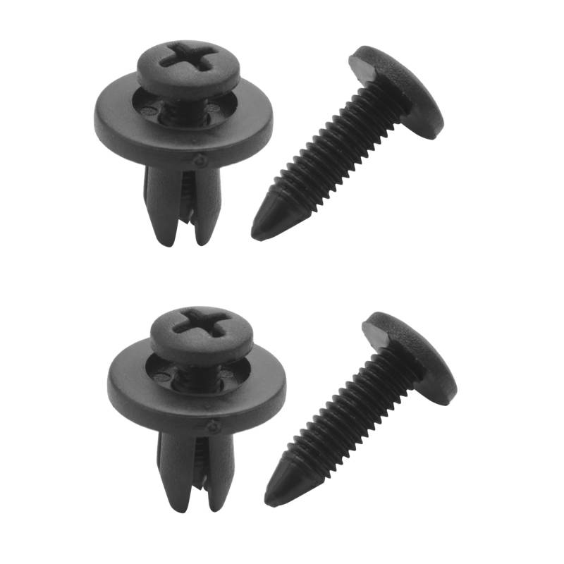 Feeuid 100 Stück Kunststoff-Clips für Stoßstange, 6 mm von Feeuid