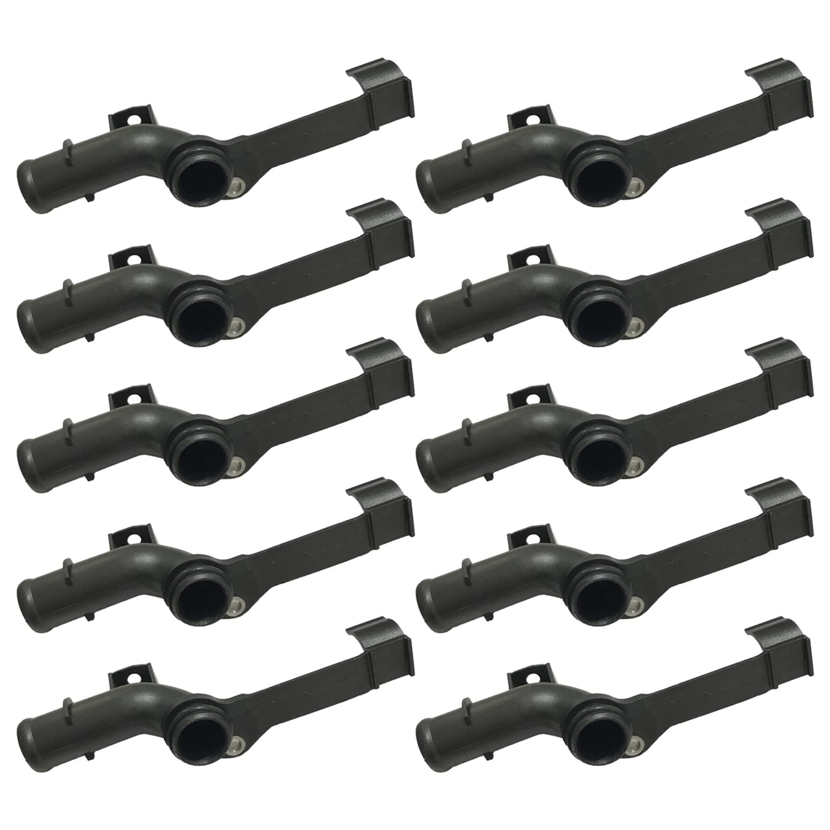 Feeuid 10X Schwarzer Kunststoff-Wasserrohr-ÖLkühler Am Zylinderkopf Passend für C230 W203 M271 EIN 2712001352 Feeuid 10X Schwarzer Kunststoff-Wasserrohr-ÖLkühler Am Zylinderkopf Passend für C230 W203 M271 EIN 2712001352 von Feeuid