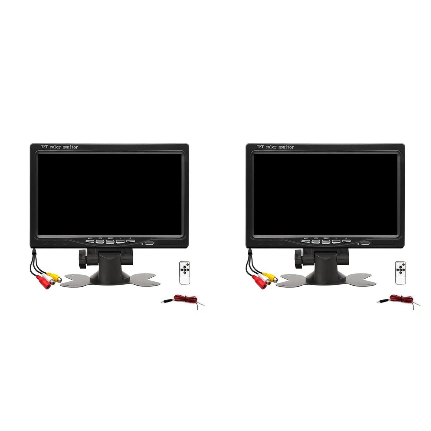 Feeuid 2X 12 V-36 V 7 Automonitor 16:9 800 X 480 LCD-Rückfahrmonitor mit 2-Wege-Videoeingang für Rückfahrkamera Einparkhilfe Rückwärtsgang Feeuid 2X 12 V-36 V 7 Automonitor 16:9 800 X 480 LCD-Rückfahrmonitor mit 2-Wege-Videoeingang für Rückfahrkamera Einparkhilfe Rückwärtsgang von Feeuid