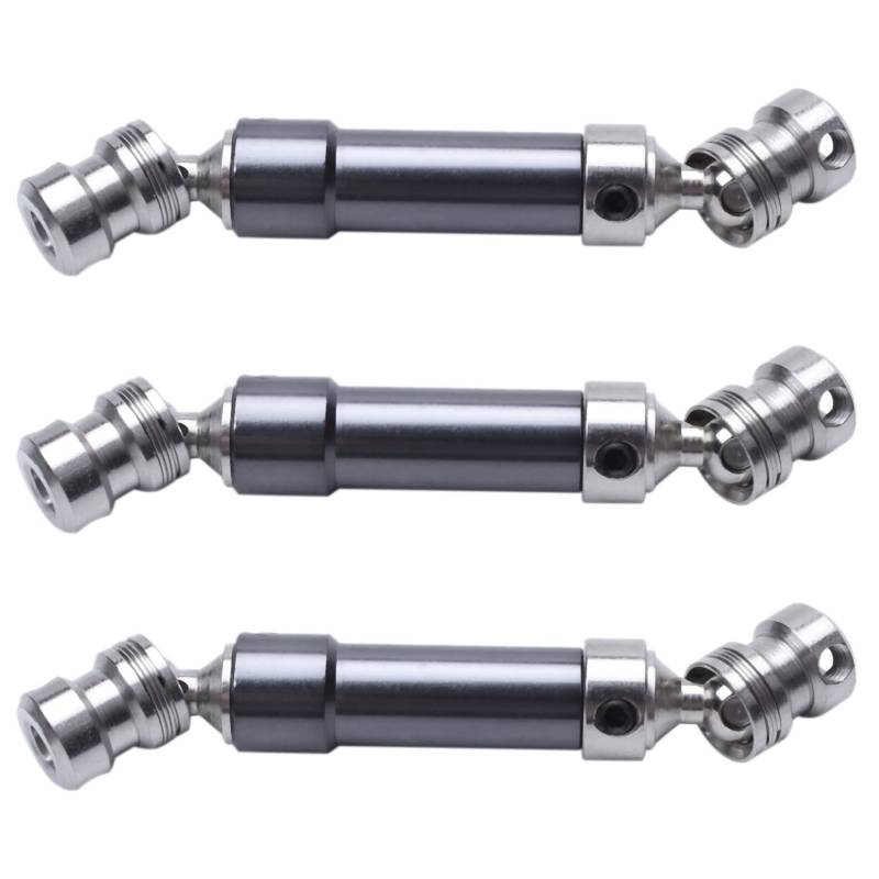 Feeuid 3 Stücke Metall Hinten Mitte Antriebswelle Cvd Getriebewelle für 1:12 12428 12423 Titanium von Feeuid